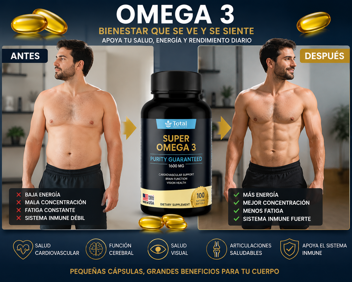 Suplemento Super Omega 3.