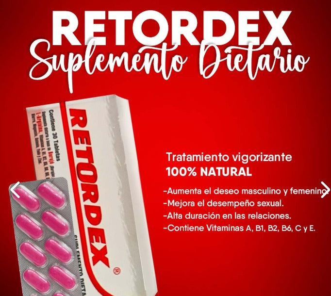 Retordex 30 Past. Retardante Y Ereccion